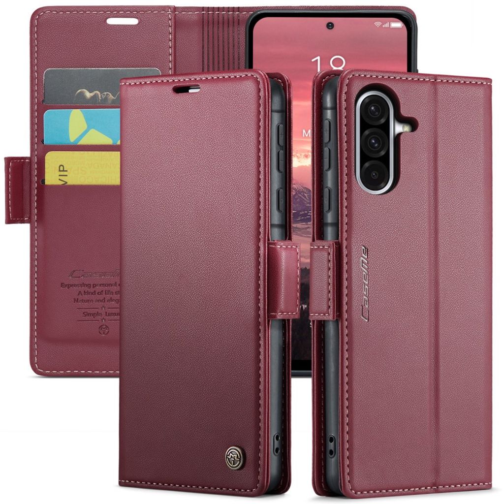 CASEME Samsung Galaxy A56 5G Cover with RFID Blocking - Red