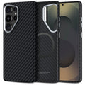 Tech-Protect Ion Carbon MagSafe Case for Samsung Galaxy S25 Ultra - Black — Tech-Protect