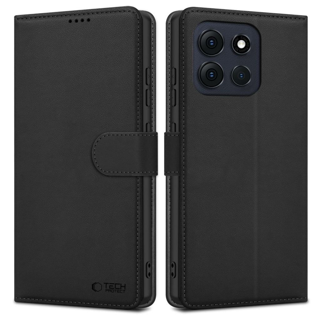 Tech-Protect Wallet Cover for Motorola Moto G56 5G - Black — Tech-Protect