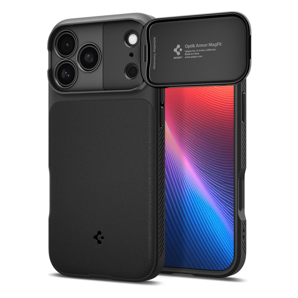 Spigen Optik Armor MagFit Case for iPhone 18 Pro Max / 17 Pro Max - Black — Spigen