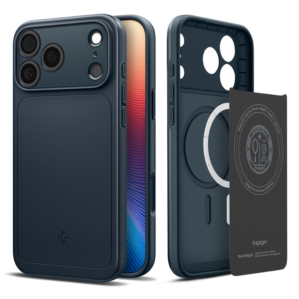 Spigen Thin Fit MagFit Case for iPhone 18 Pro Max / 17 Pro Max - Metal Slate — Spigen