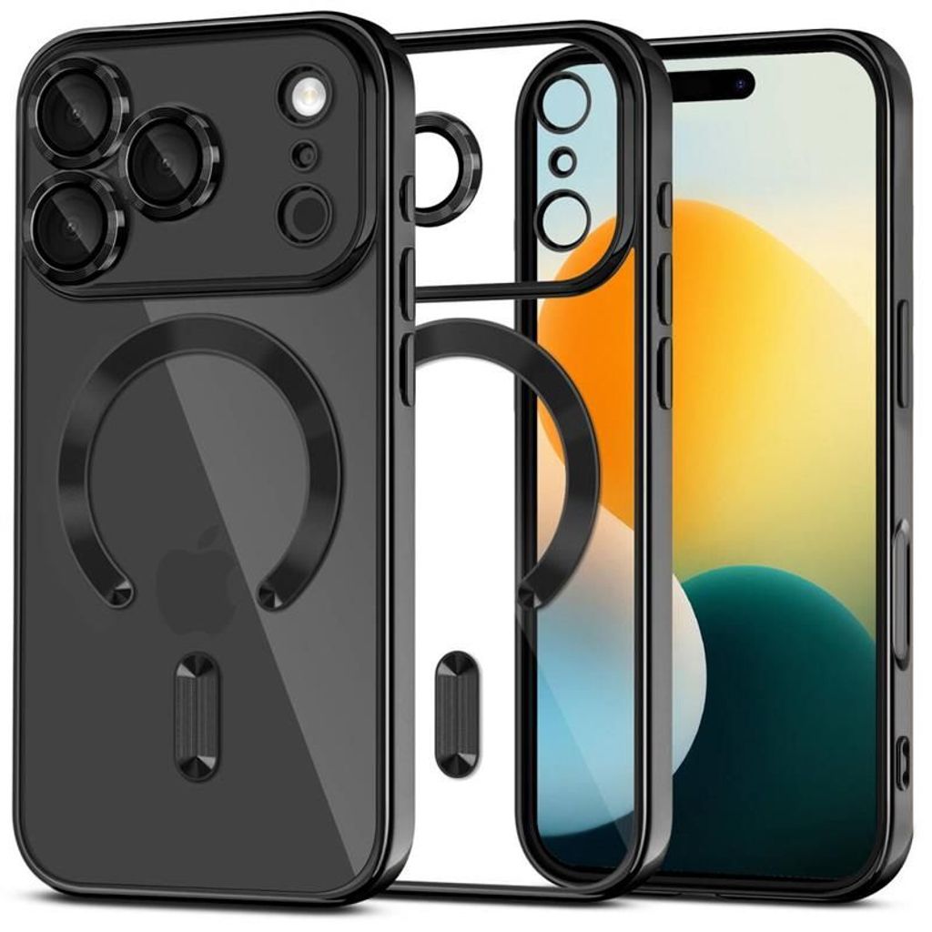 Tech-Protect MagFlex MagSafe Case for iPhone 17 Pro Max - Clear Black — Tech-Protect