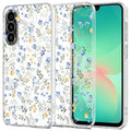 Tech-Protect FlexAir+ Case for Samsung Galaxy A17 - Daisies with Leaves — Tech-Protect