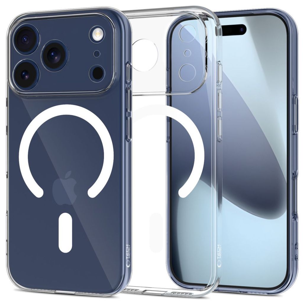 Tech-Protect FlexAir MagSafe Case for iPhone 17 Pro Max - Clear