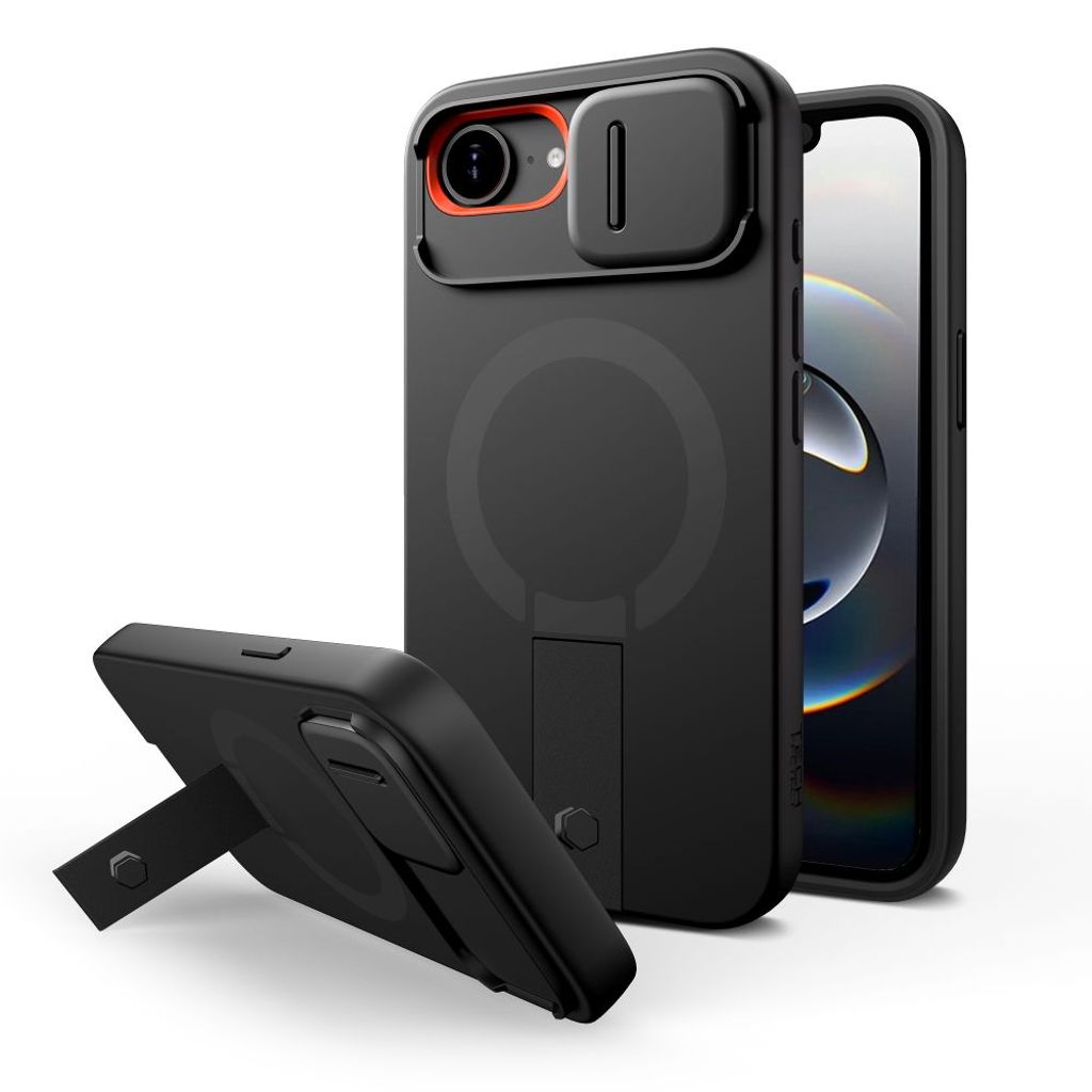 Tech-Protect Kevlar Aura MagSafe Case for iPhone 17e/16e - Black — Tech-Protect