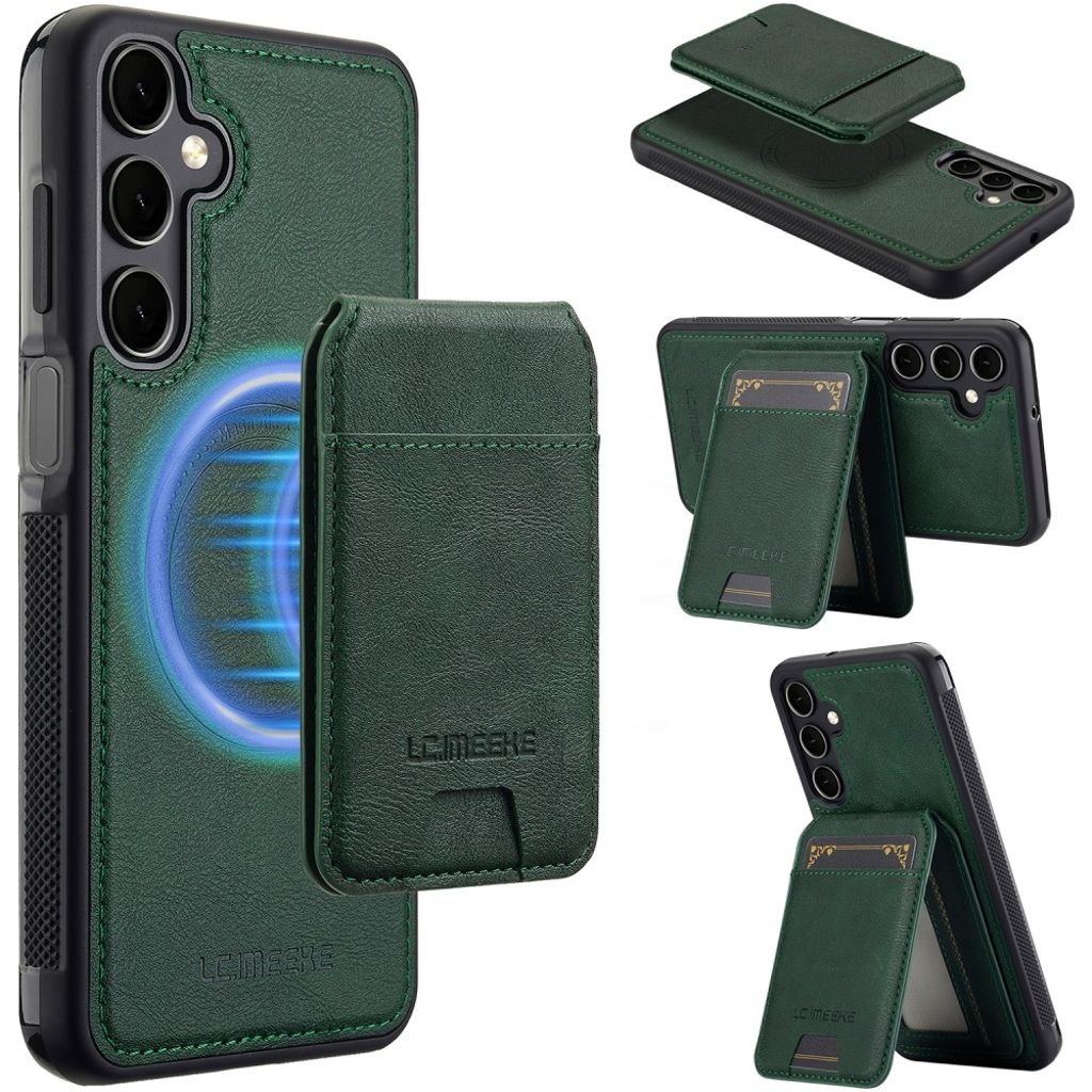 LC.IMEEKE Samsung Galaxy A17 5G Case with MagSafe Wallet - Green