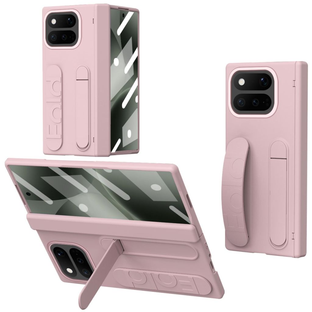 Google Pixel 11 Pro Fold Case with Tempered Glass Screen Protector - Pink — Google