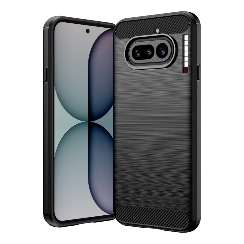 Nothing Phone (4a) Carbon Fiber TPU Case - Black — Nothing