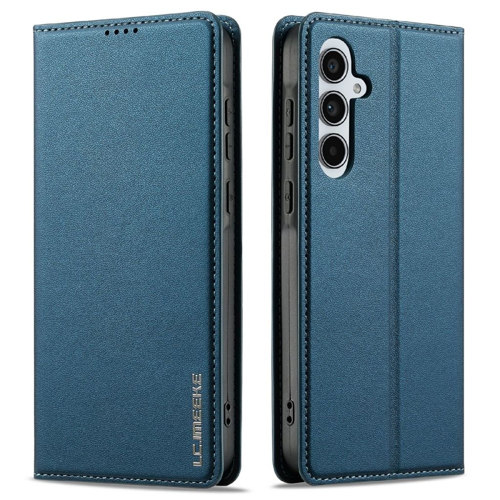LC.IMEEKE Samsung Galaxy S25 FE Wallet Cover - Blue