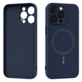 Abeel iPhone 13 Pro Max Case MagSafe Liquid Silicone - Dark Blue
