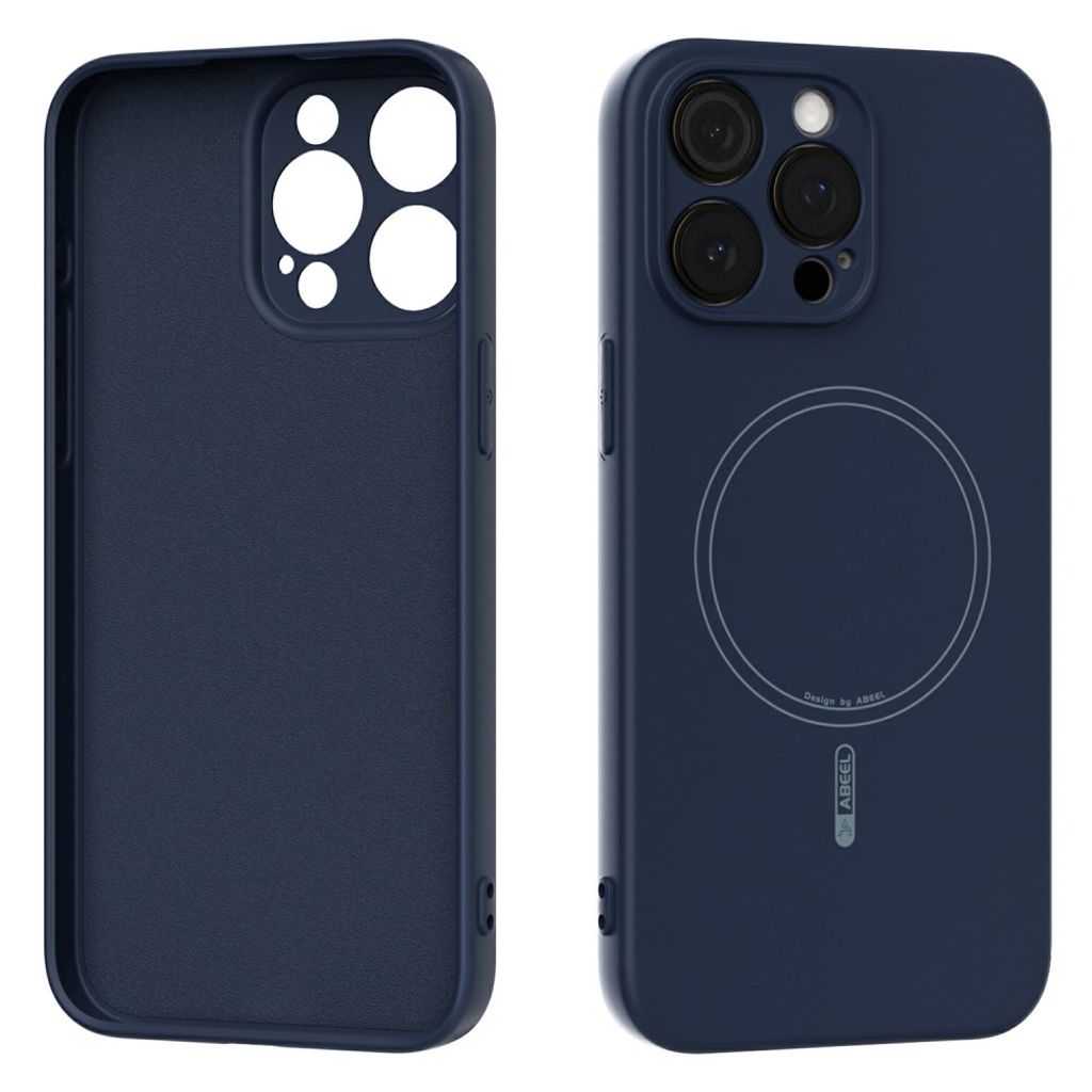 Abeel iPhone 13 Pro Max Case MagSafe Liquid Silicone - Dark Blue