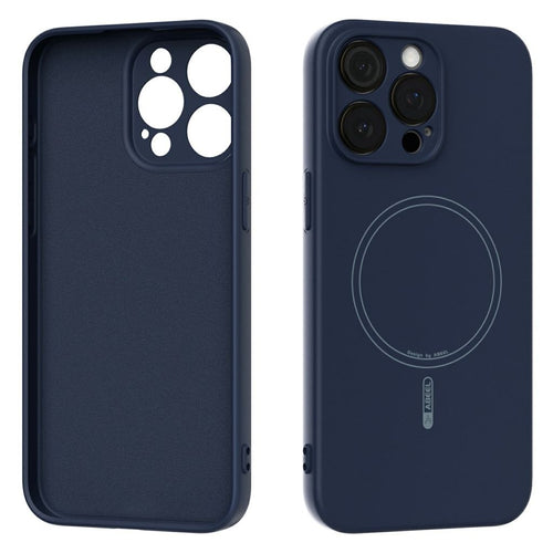 Abeel iPhone 13 Pro Max Case MagSafe Liquid Silicone - Dark Blue — Abeel