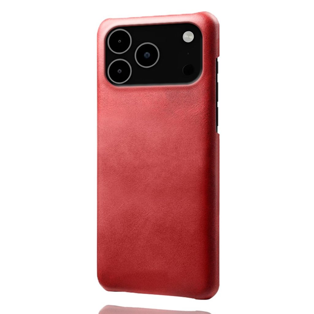 Case in PU Leather iPhone 18 Pro Max, iPhone 17 Pro Max - Red — Övrigt