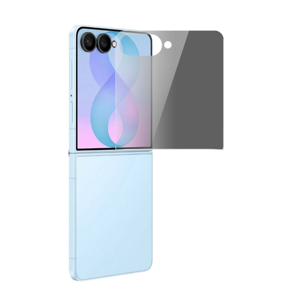 ENKAY HAT PRINCE Samsung Galaxy Z Flip8 Anti Spy Tempered Glass - Black — ENKAY