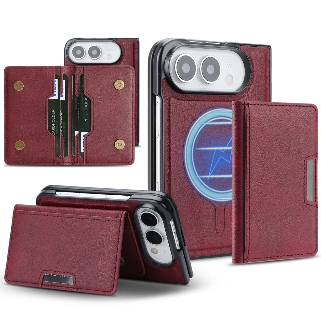 iPhone Duo MagSafe Case with Detachable Wallet - Red — Övrigt