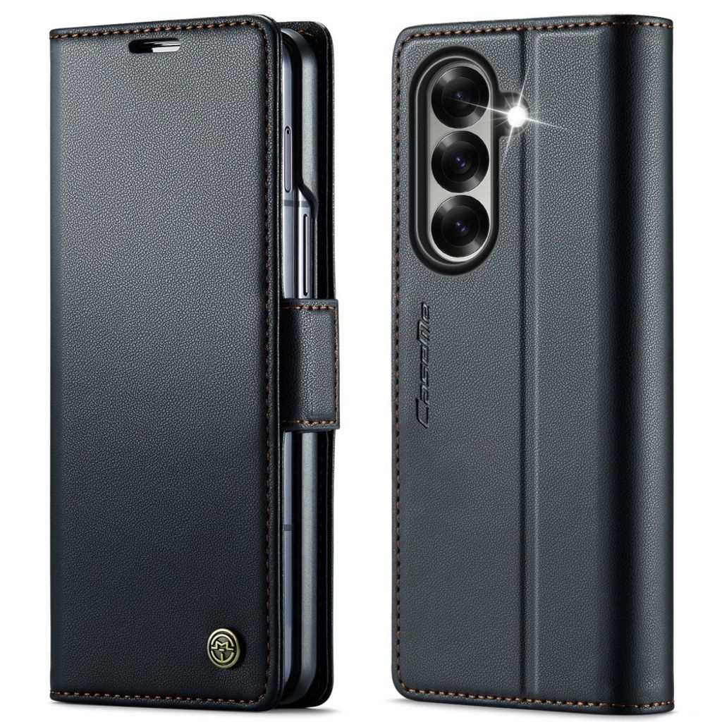 CASEME Samsung Galaxy Z Fold8 Ultra Wallet Cover RFID Blocking - Black — CASEME