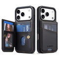 N.BEKUS iPhone 18 Pro Max/17 Pro Max Wallet Case RFID Blocking - Black — N.BEKUS