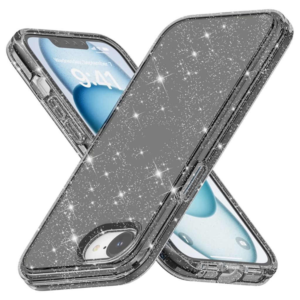 iPhone 17e/16e Glitter Case - Black