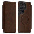 Samsung Galaxy S26 Ultra MagSafe Wallet Cover - Dark Brown — Samsung