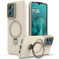 Motorola Moto G06 Power 4G/G06 4G Case Rotating Ring Kickstand MagSafe - Apricot