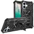 iPhone 16 Plus Case with Stand - Black — Övrigt