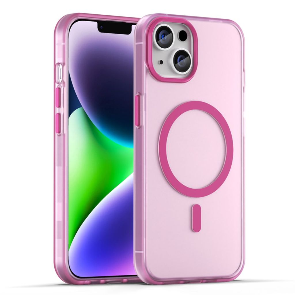 iPhone 13 Back Case MagSafe Compatible - Pink — Övrigt