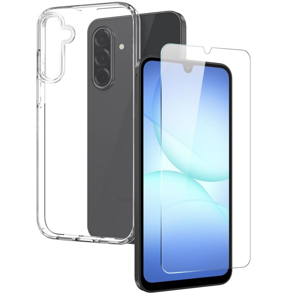 NORTHJO Samsung Galaxy A17 Case & Screen Protector Set - Transparent