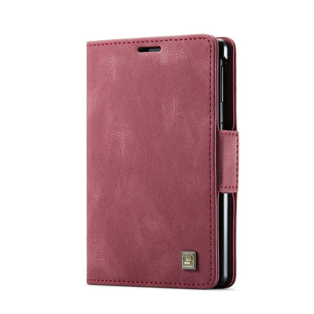 AUTSPACE Samsung Galaxy Z Fold8 Wallet Cover PU-leather RFID Blocking  - Red — AUTSPACE