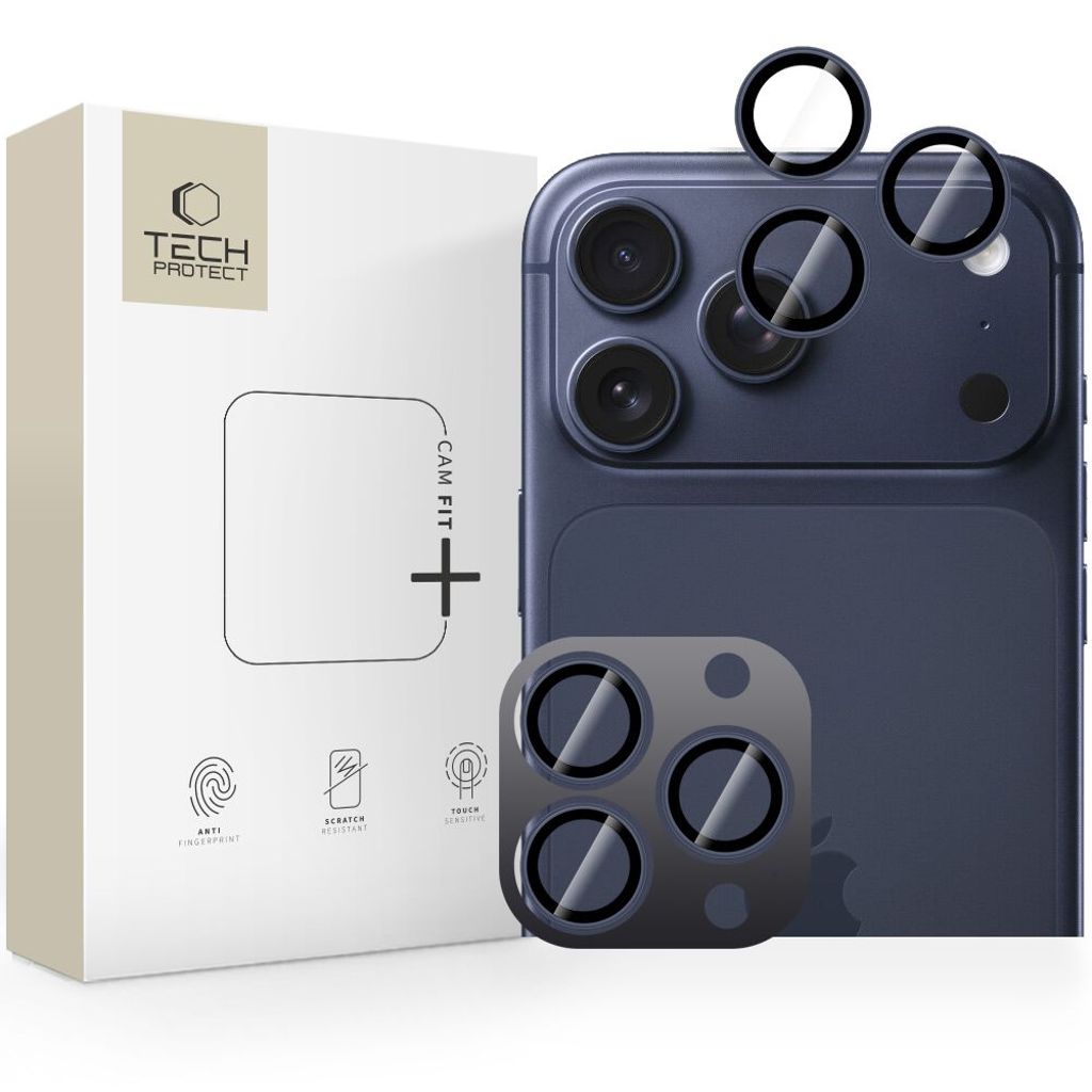 Tech-Protect Camring Fit+ Lens Protector for iPhone 14/15/16/17 Pro/Pro Max — Tech-Protect
