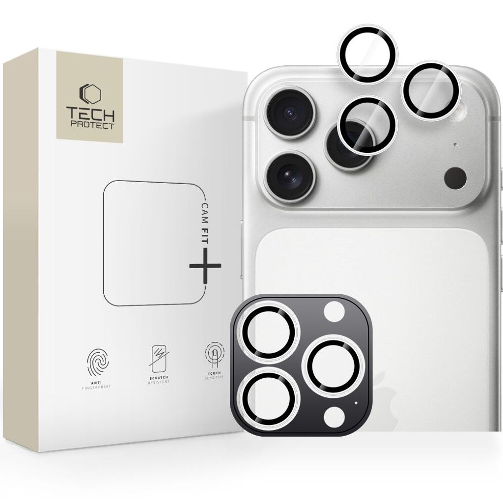 Tech-Protect Camring Fit+ Lens Protector for iPhone 14/15/16/17 Pro/Pro Max — Tech-Protect