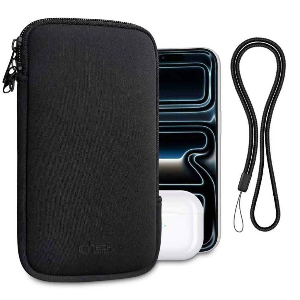 Tech-Protect SM70 Universal Cover 6.0–7.2 Inch Smartphones - Black — Tech-Protect