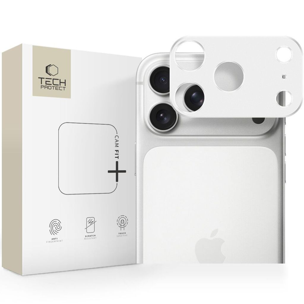Tech-Protect iPhone 17 Pro Max Lens Protection Camalloy Fit+ - Silver — Tech-Protect