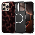Tech-Protect Lamano MagSafe Case for iPhone 16 Pro - Black/Red — Tech-Protect