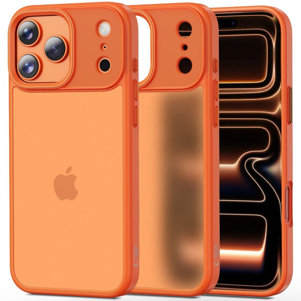 Tech-Protect MagMat Case for iPhone 17 Pro - Orange — Tech-Protect