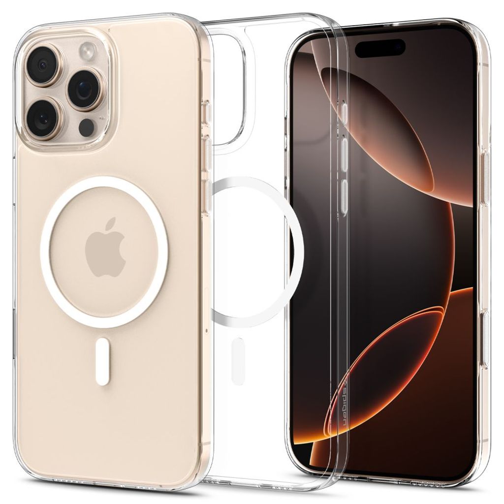 Spigen Thin Fit MagSafe Case for iPhone 16 Pro - Transparent/White — Spigen