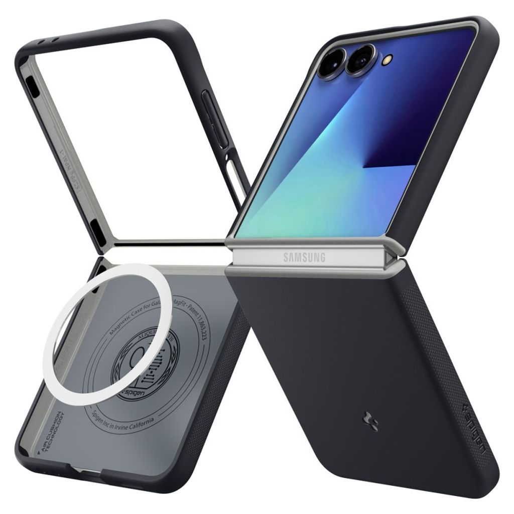 Spigen Nano Pop MagSafe Case for Samsung Galaxy Z Flip 7 - Black — Spigen
