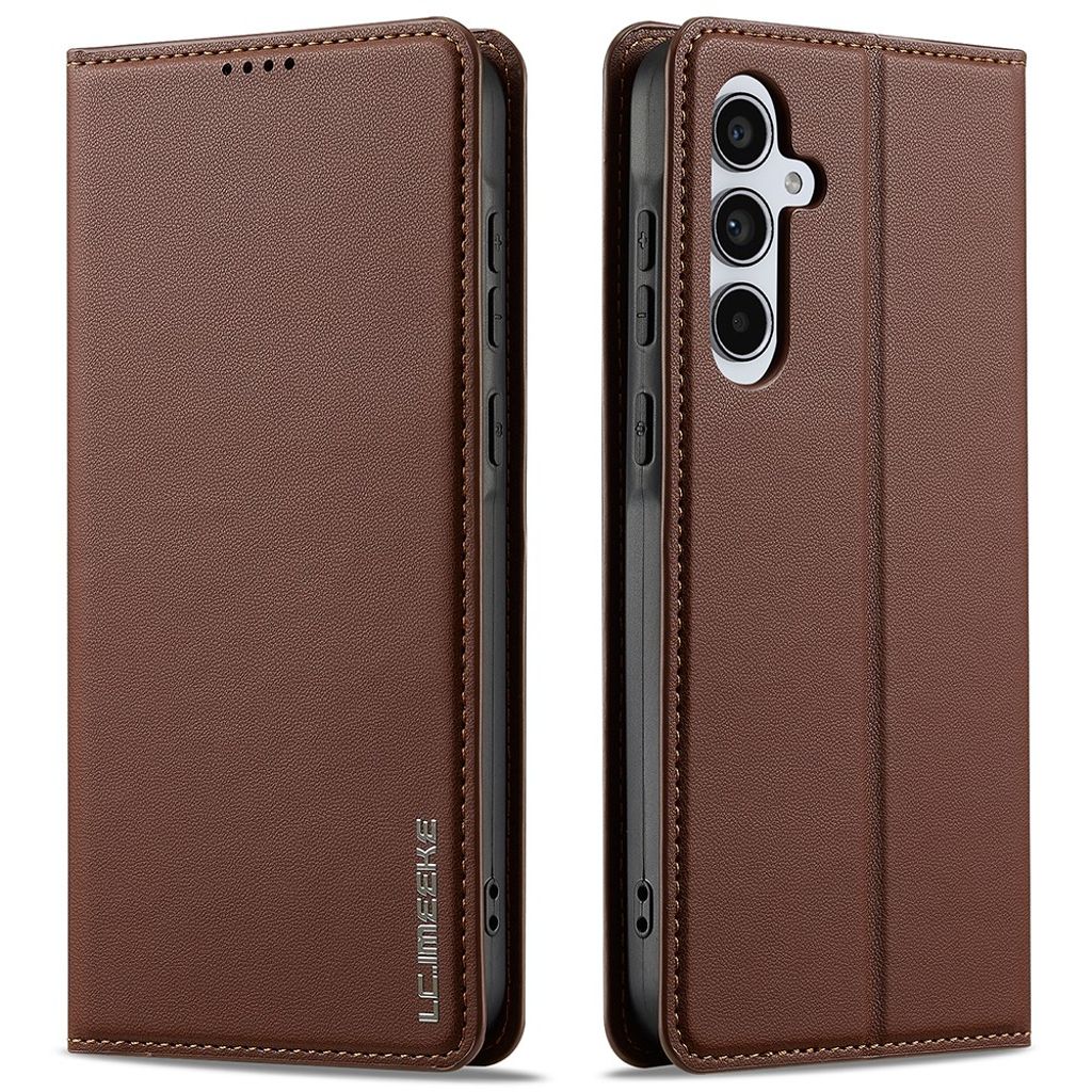 LC.IMEEKE Samsung Galaxy A17 5G Wallet Cover - Brown — LC.IMEEKE