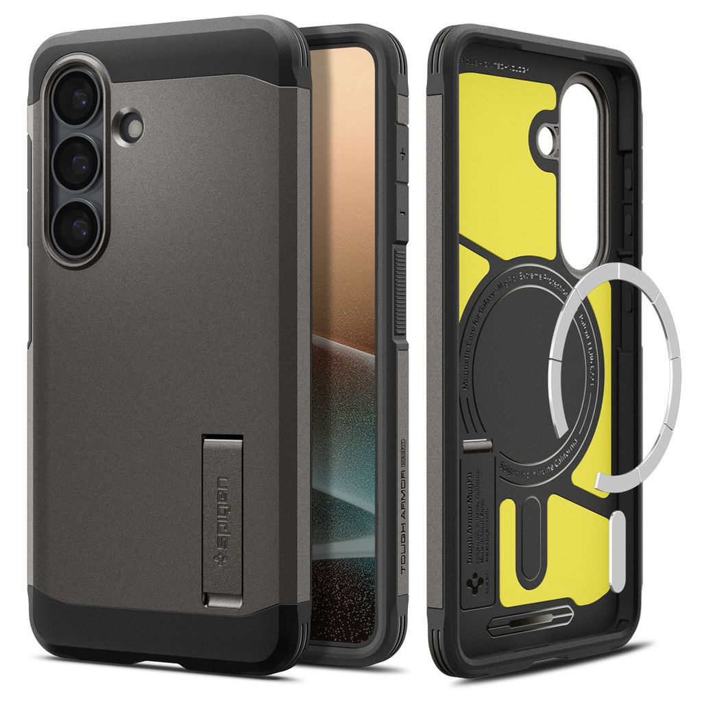 Spigen Tough Armor MagSafe Case for Samsung Galaxy S26 Plus - Gray — Spigen