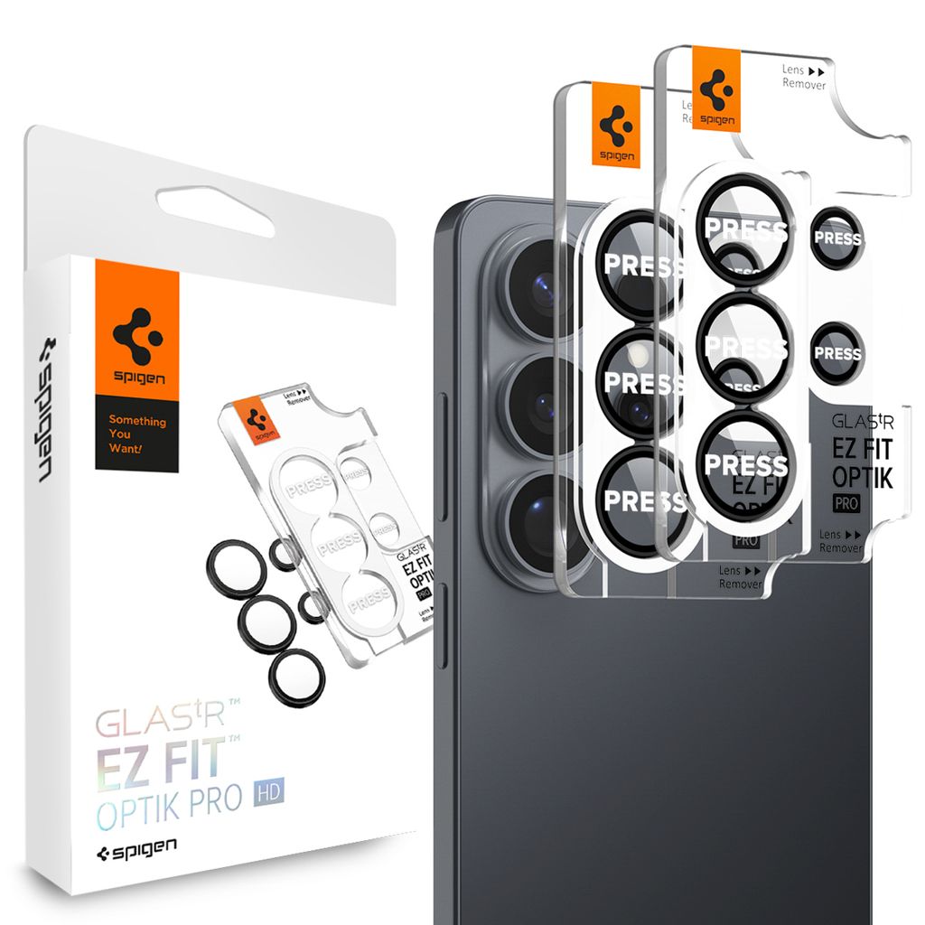 Spigen Glas.tR Ez Fit Optik Pro HD Samsung Galaxy S26 Ultra Lens protector 2 pcs — Spigen
