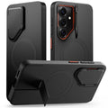 Tech-Protect Kevlar Aura MagSafe Case for Samsung Galaxy S26 - Black/Orange — Tech-Protect