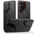 Tech-Protect Kevlar Aura MagSafe Case Samsung Galaxy S26 Ultra - Black/Orange — Tech-Protect
