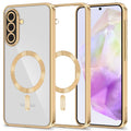 Tech-Protect Samsung Galaxy A37 5G MagSafe Case - Transparent Gold — Tech-Protect
