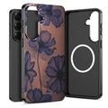Tech-Protect Lamano MagSafe Case for Samsung Galaxy S26 - Brown/Purple — Tech-Protect