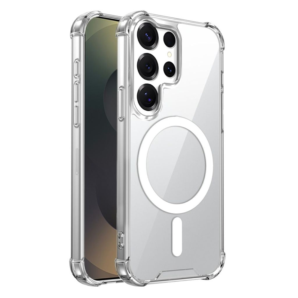 Samsung Galaxy S25 Ultra MagSafe Compatible Shockproof Case - Transparent — Samsung