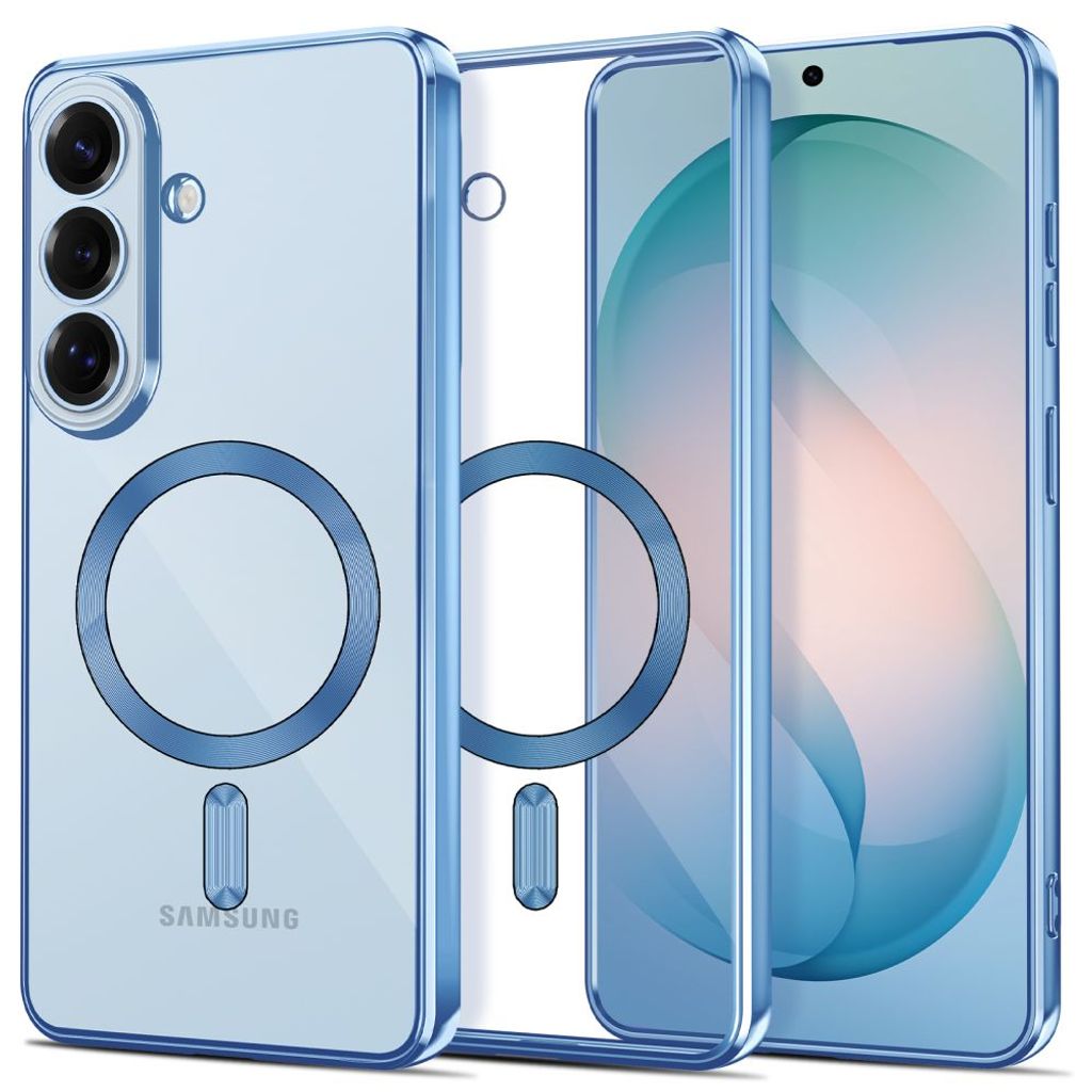 Tech-Protect Samsung Galaxy S26 MagSafe Case – Transparent Blue — Tech-Protect