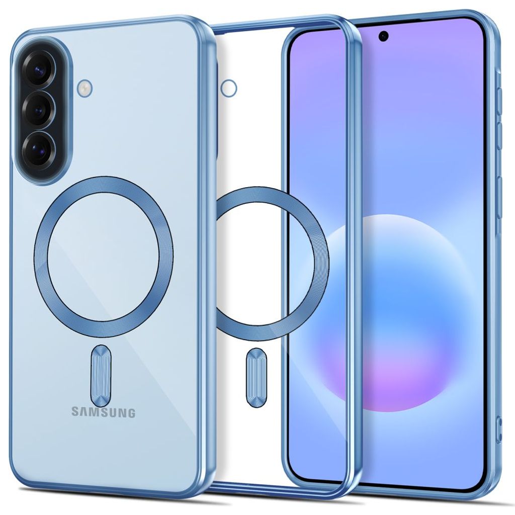 Tech-Protect Samsung Galaxy A57 5G MagSafe Case - Transparent Blue — Tech-Protect