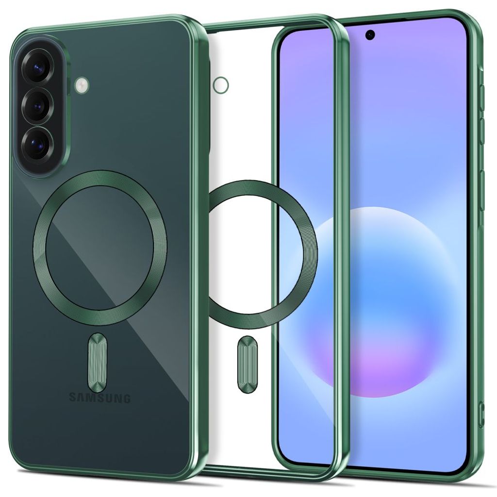 Tech-Protect Samsung Galaxy A37 5G MagSafe Case - Transparent Green — Tech-Protect