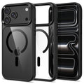 Tech-Protect Magmat MagSafe CC Case for iPhone 17 Pro/18 Pro - Transparent/Black — Tech-Protect
