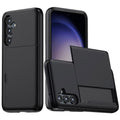 Samsung Galaxy A55 5G case with slide card holder - Black — Samsung