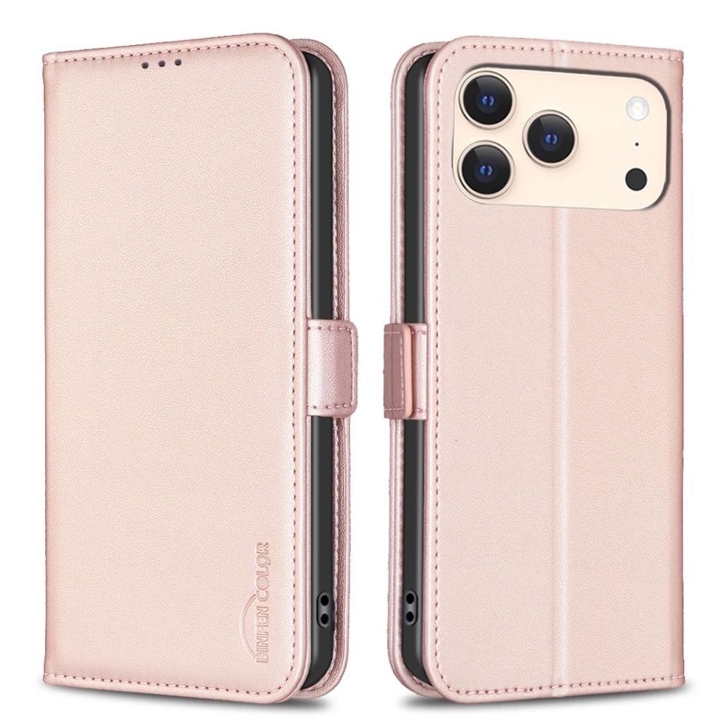 Wallet Cover with Magnetic Clasp iPhone 18 Pro Max, iPhone 17 Pro Max - Pink — Wallet
